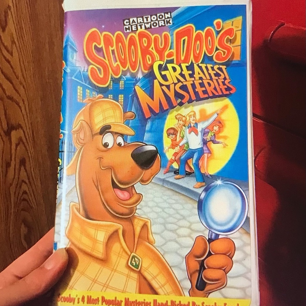 1998 Scooby-Doo's Greatest Mysteries VHS - Yellow Cover